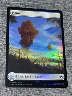 Plains (0294) Final Fantasy (Full Art) Foil NM MTG FIN - Image 1