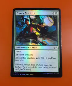 1x Frantic Strength | FOIL | Duskmourn: House of Horror | MTG Magic Cards - Image 3
