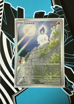 Pokemon White Flare Litwick English 101/086 Illustration Rare Pack Fresh! - Image 7