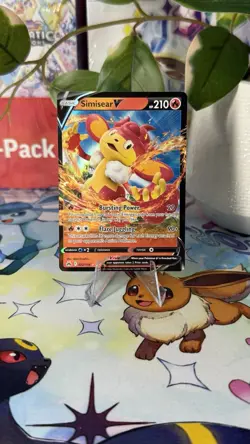 Simisear V 022/159 Crown Zenith Holo Pokemon TCG English NM Card - Image 1