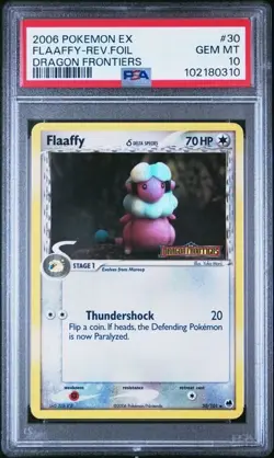 LOW POP PSA 10 FLAAFFY 30 DRAGONS FRONTIERS REVERSE FOIL POKEMON GEM MINT - Image 1
