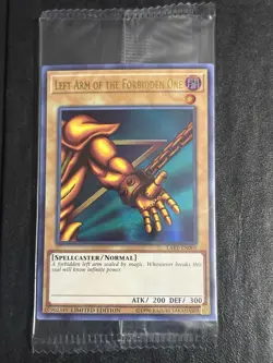 Left  Arm of the Forbidden One LART-EN003 Ultra Rare Limited SEALED Yugioh Card - Image 1