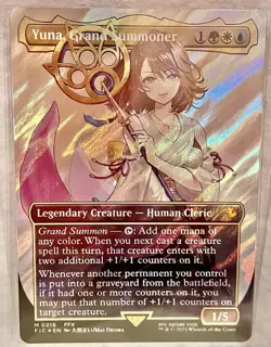 Yuna, Grand Summoner Surge Foil 2025 Final Fantasy MTG Commander Mythic (0216) - Image 1
