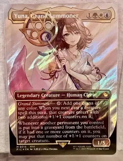 Yuna, Grand Summoner Surge Foil 2025 Final Fantasy MTG Commander Mythic (0216) - Image 2