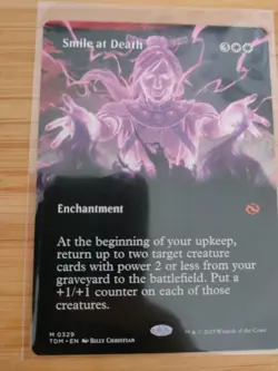 MTG Smile at Death (Borderless) 0329 Tarkir Dragonstorm M/NM Free UK P&P - Image 1