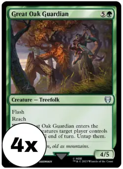 MTG - Great Oak Guardian Playset- Lord of the Rings Commander - LOTR - Image 1