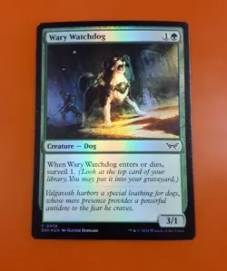 1x Wary Watchdog | FOIL | Duskmourn: House of Horror | MTG Magic Cards - Image 3