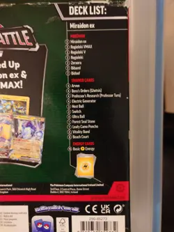 Pokemon Miraidon EX Regieleki v League Battle Deck - Image 3