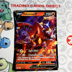 Volcanion V 025/198 Holo Ultra Rare Chilling Reign Pokemon Card - Image 1