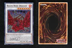 UR - Black Rose Dragon YuGiOh Duelist Saga 1st Edition #DUSA-EN077 0q5m - Image 3