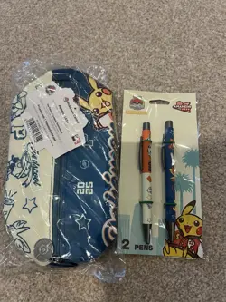 Pokemon World Championships 2025 Anaheim Pencil Case And Pens - Image 1