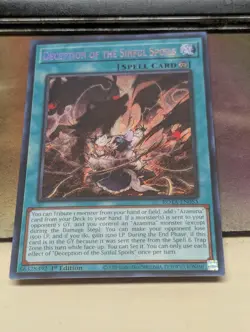 Yugioh Deception of the Sinful Spoils ROTA-EN055 1st Edition Secret Rare NM - Image 1