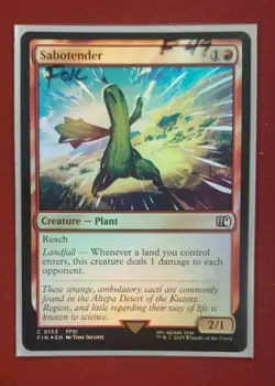 Sabotender - 153 - Foil - FIN - NM - MTG Magic the Gathering - Image 1
