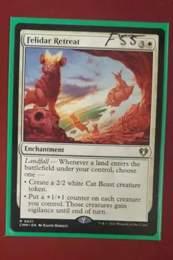  MTG Felidar Retreat - Commander Masters (CMM) #821 - Magic the Gathering - Image 1