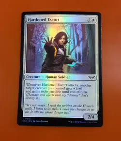 1x Hardened Escort | FOIL | Duskmourn: House of Horror | MTG Magic Cards - Image 3