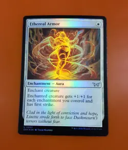 1x Ethereal Armor | FOIL | Duskmourn: House of Horror | MTG Magic Cards - Image 3
