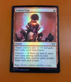 1x Violent Urge | FOIL | Duskmourn: House of Horror | MTG Magic Cards - Image 3