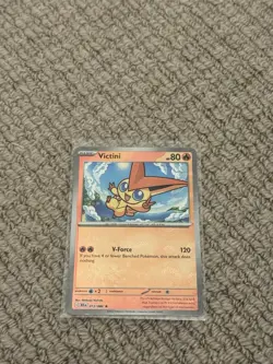 Pokemon Victini 012/086 Poke Ball Reverse Holo Promo Black Bolt White Flare - Image 1