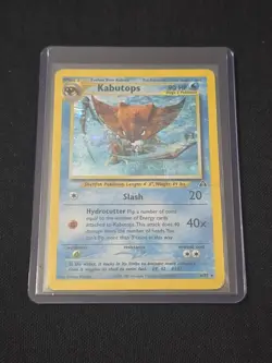 Kabutops 6/75 Neo Discovery Holo Pokemon TCG Vintage Heavy Play - DMG - Image 1