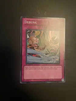 Yugioh Debunk EXVC-EN076 Super Rare 1st Ed VLP - Image 1