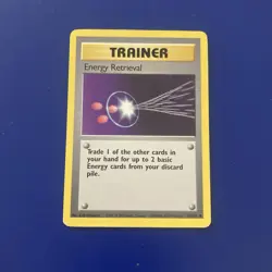 ENERGY RETRIEVAL - Base Set - 81/102 - Uncommon - Pokemon Card - Unlimited - no - Image 1