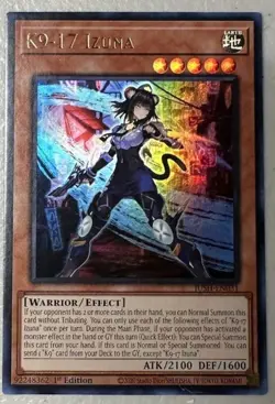 K9-17 Izuna JUSH-EN031 Justice Hunters 1st Edition NM Yugioh Card - Image 1
