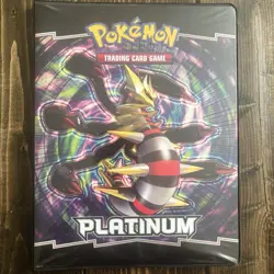 Pokemon Platinum Trading Card Game TCG 10-Sleeve Binder W/ 73 Holographic Cards - Image 1