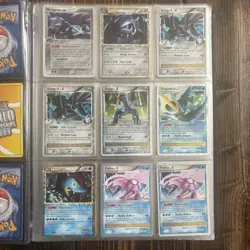 Pokemon Platinum Trading Card Game TCG 10-Sleeve Binder W/ 73 Holographic Cards - Image 3