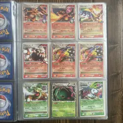 Pokemon Platinum Trading Card Game TCG 10-Sleeve Binder W/ 73 Holographic Cards - Image 4