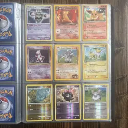 Pokemon Platinum Trading Card Game TCG 10-Sleeve Binder W/ 73 Holographic Cards - Image 7