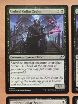 4x Umbral Collar Zealot **NEAR MINT** **UNPLAYED** MTG - Image 2