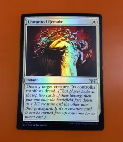 1x Unwanted Remake | FOIL | Duskmourn: House of Horror | MTG Magic Cards - Image 3