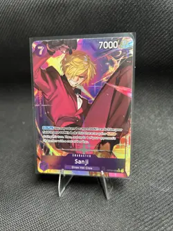 Sanji (Alt Art) OP09-065 SR Emperors New World ONE PIECE Card English NM - Image 1
