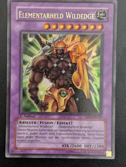 Elemental Hero Wildedge EEN-EN035 Ultra Rare German Very Good Yugioh - Image 1