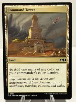 Command Tower 107 C Commander: Tarkir: Dragonstorm  NM MTG - Image 1