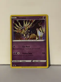 Xerneas Holo 078/185 SWSH04: Vivid Voltage Near Mint Pokemon Fast Ship - Image 1