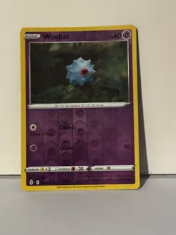 Woobat Reverse Holo 068/203 SWSH07: Evolving Skies Near Mint Pokemon Fast Ship - Image 1