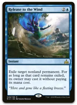 Release to the Wind Rivals of Ixalan Magic MTG INSTANT  - Image 1