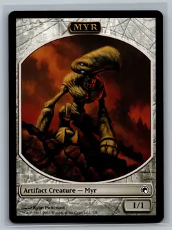 Magic The Gathering Scars of Mirrodin 4x Myr Token #7/9 MTG TCG CCG Playset - Image 1