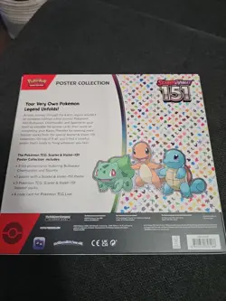Pokemon TCG Scarlet & Violet 151 Poster Collection Box - NEW FACTORY SEALED - Image 2