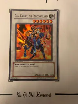 GAIA KNIGHT, THE FORCE OF EARTH -1st EDITION 5DS1-EN042 ENGLISH Yu-Gi-Oh! CARD - Image 3