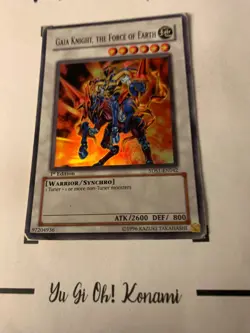 GAIA KNIGHT, THE FORCE OF EARTH -1st EDITION 5DS1-EN042 ENGLISH Yu-Gi-Oh! CARD - Image 4