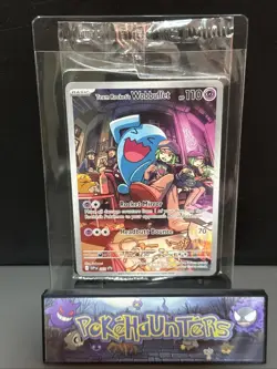 Pokemon Card Team Rocketâ€™s Wobbuffet SVP 203 Destined Rivals SEALED - Image 1
