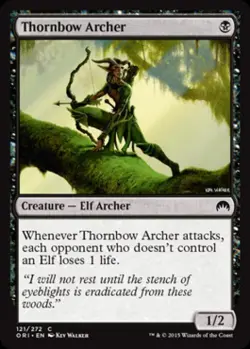 Thornbow Archer -Foil Light Play MTG Magic Origins - Image 1