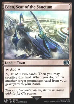 Eden, Seat of the Sanctum FINAL FANTASY 277 NM MTG Magic  Ship Now - Image 1