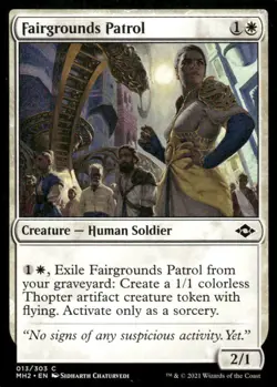 Fairgrounds Patrol 013/303 Modern Horizons 2 MTG Magic the Gathering card - Image 1