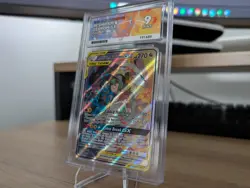 2019 Pokemon SM Cosmic Eclipse Reshiram Zekrom Tag Team GX #222/236 PSA 8 - Image 1