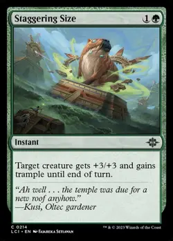 Staggering Size, The Lost Caverns of Ixalan, MTG, Common Card, 0214 - Image 1