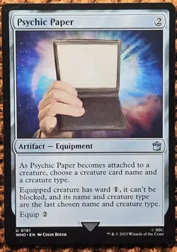 âœ¨ï¸Psychic Paperâœ¨ï¸ MTG | Universes Beyond: Doctor Who | NM/M | U 0181 - Image 1