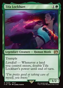 1x - Tifa Lockhart - Final Fantasy - NM MTG - Image 1